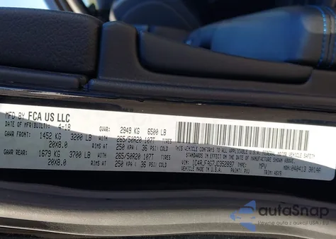 2018 Jeep Grand Cherokee Upland 4X4 z USA, uszkodzony, nr VIN 1C4RJFAG7JC352897